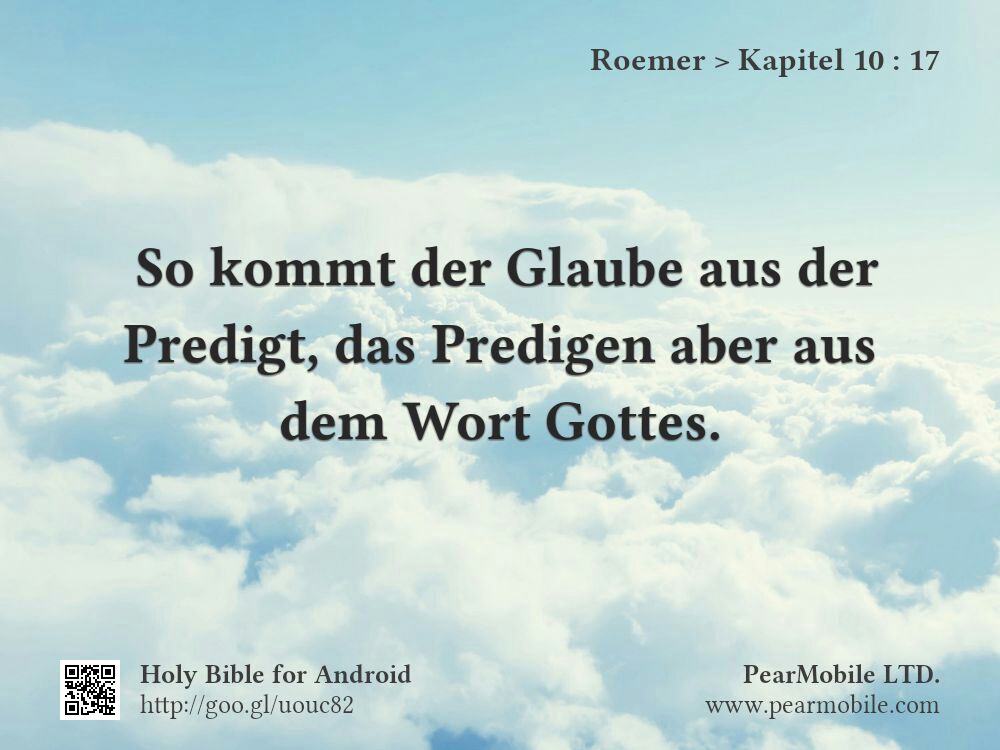 Roemer, Kapitel 10:17